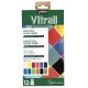 Pebeo Vitrail Stained Glass Paint 12 x 20ml Bottles Solvent Based Craft 757421